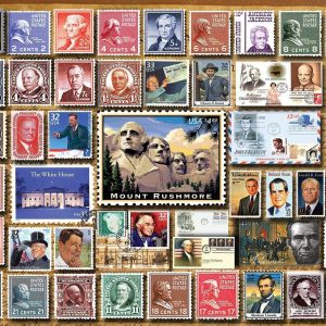 Presidential Stamps Jigsaw Puzzle Set