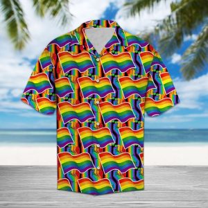 Pride Lgbt Hawaiian Shirt Summer Button Up