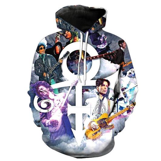 Prince Band 3D Printed Hoodie/Zipper Hoodie Prince Band 3D Printed Hoodie/Zipper Hoodie