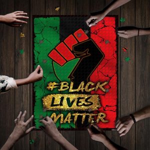 Proud Black Lives Matter Jigsaw Puzzle Set