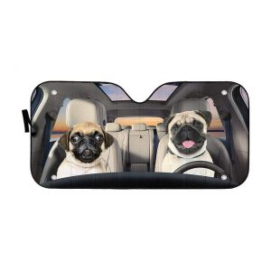 Pug Car Auto Sun Shade