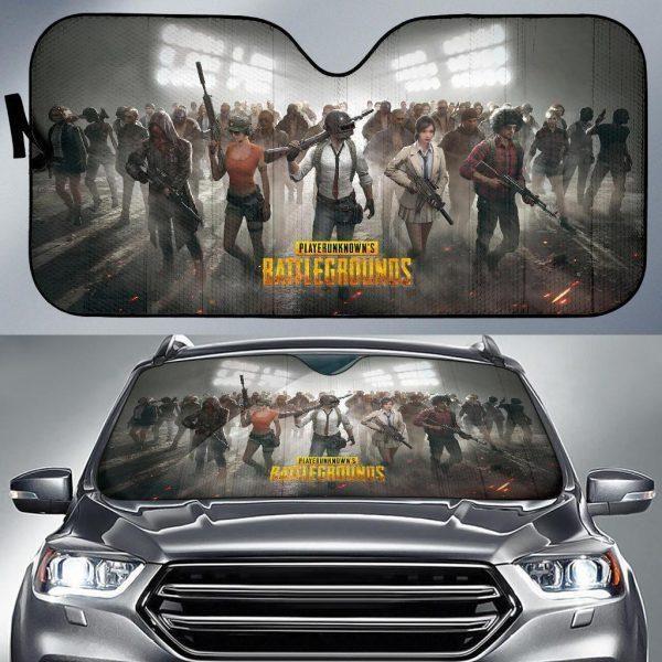 Pupg Squad Car Auto Sun Shade Pupg Squad Car Auto Sun Shade