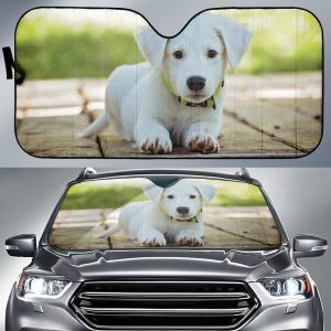 Puppy Cute Dogs Car Auto Sun Shade