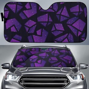 Purple Crystal Cosmic Galaxy Car Auto Sun Shade