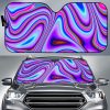 Purple Psychedelic Car Auto Sun Shade