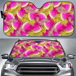 Purple Tropical Watermelon Car Auto Sun Shade