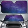 Purple Turquoise Galaxy Car Auto Sun Shade