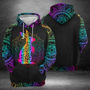 Rabbit 3D Printed Hoodie/Zipper Hoodie