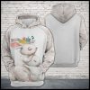 Rabbit Family 3D Printed Hoodie/Zipper Hoodie