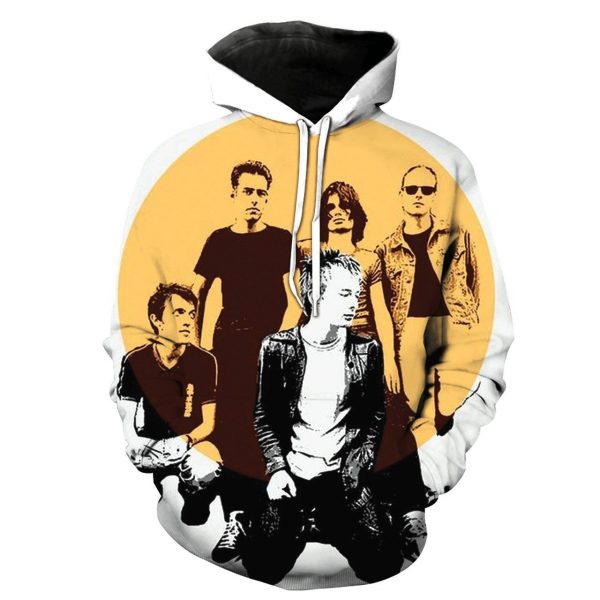 Radiohead 3D Printed Hoodie/Zipper Hoodie