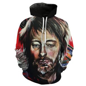 Radiohead 3D Printed Hoodie/Zipper Hoodie