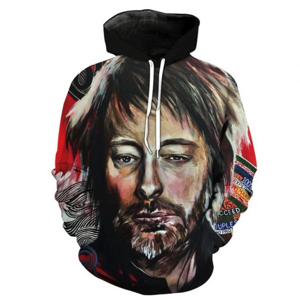 Radiohead 3D Printed Hoodie/Zipper Hoodie