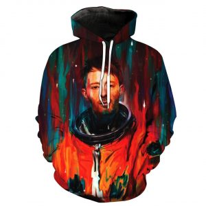 Radiohead 3D Printed Hoodie/Zipper Hoodie