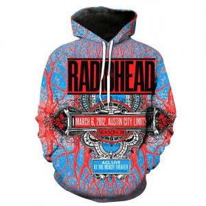 Radiohead 3D Printed Hoodie/Zipper Hoodie