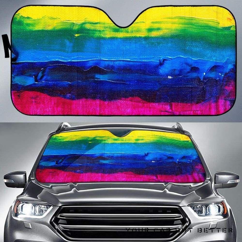 Rainbow Car Auto Sun Shade Rainbow Car Auto Sun Shade