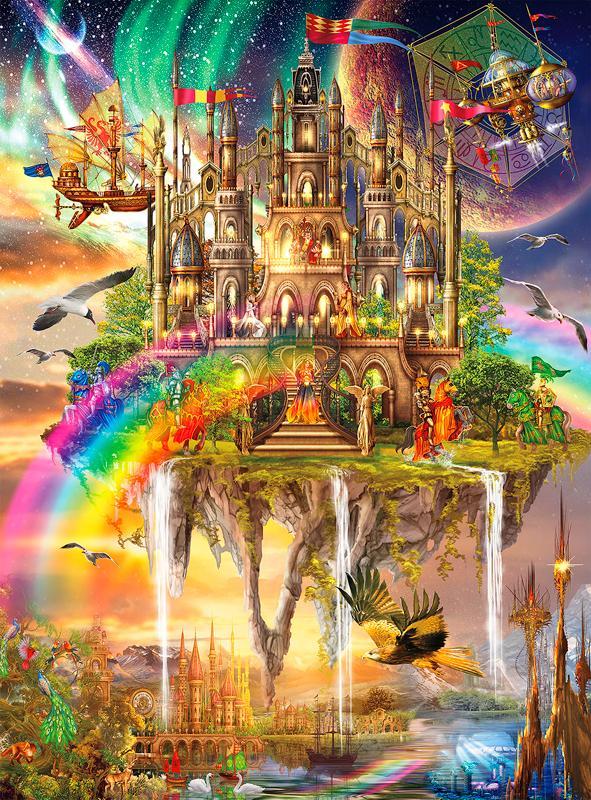 Rainbow City Jigsaw Puzzle Set Rainbow City Jigsaw Puzzle Set