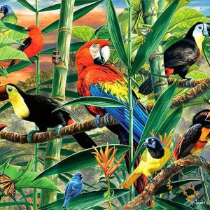 Rainforest Menagerie Jigsaw Puzzle Set