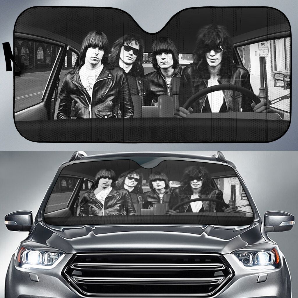 Ramones Car Auto Sun Shade Ramones Car Auto Sun Shade