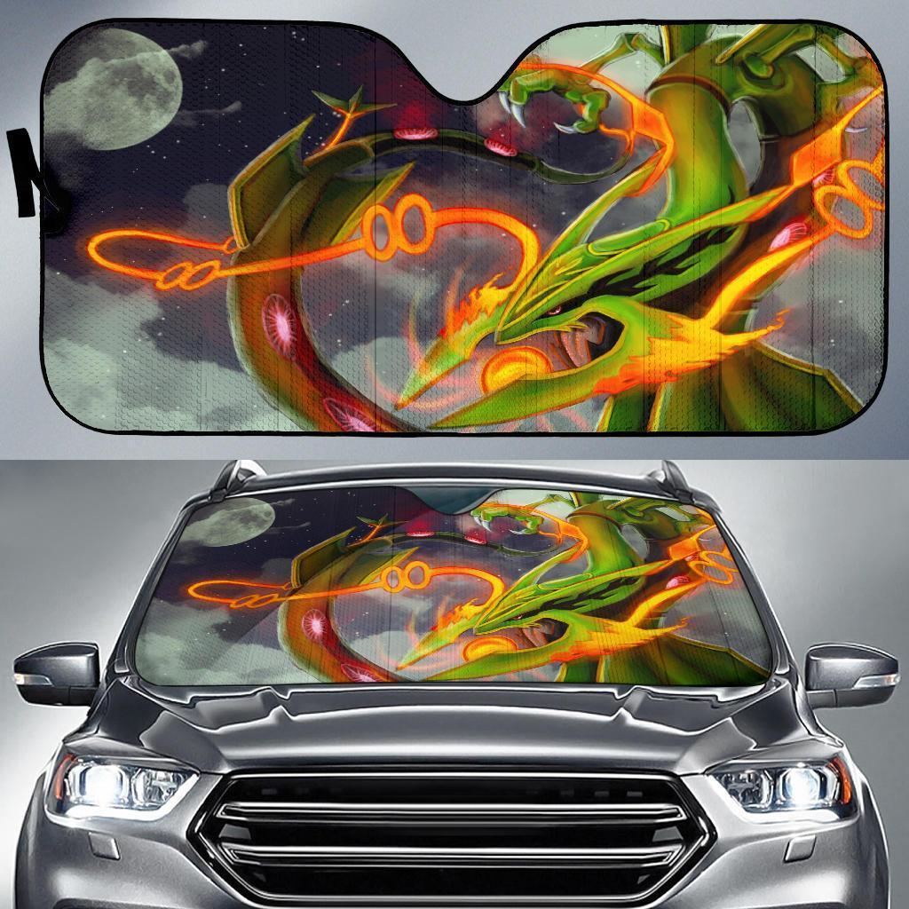 Rayquazas Car Auto Sun Shade Rayquazas Car Auto Sun Shade