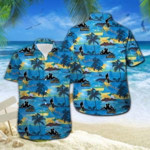 Reading Hawaiian Shirt Summer Button Up