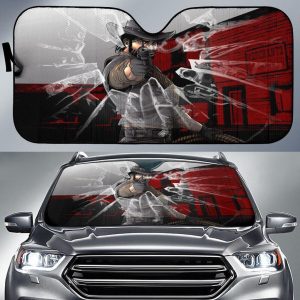 Red Dead Redemption Shoot Car Auto Sun Shade