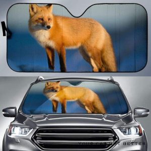 Red Fox Car Auto Sun Shade