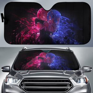 Rem And Rams Anime Car Auto Sun Shade