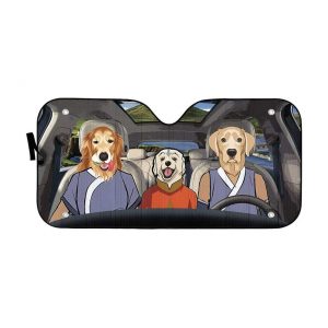 Retriever Avatar Flag Car Auto Sun Shade