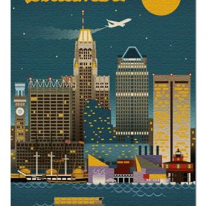 Retro Baltimore Jigsaw Puzzle Set