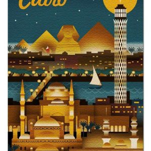 Retro Cairo Jigsaw Puzzle Set