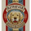 Retro Golden Retriever Ale Jigsaw Puzzle Set