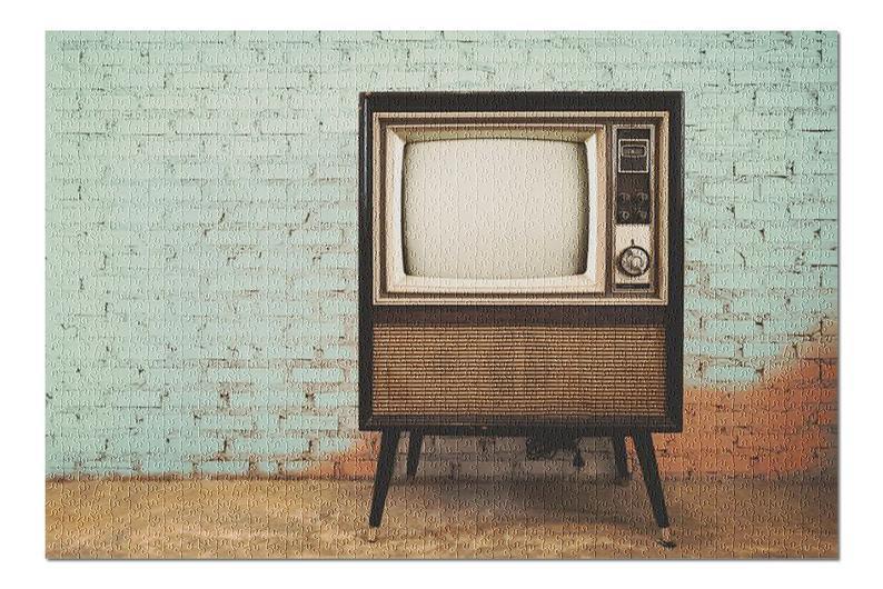 Retro The Old Television Jigsaw Puzzle Set Retro The Old Television Jigsaw Puzzle Set