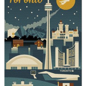 Retro Toronto Jigsaw Puzzle Set