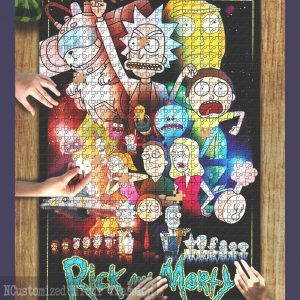 Rick And Morty 2 Jigsaw Puzzle Set