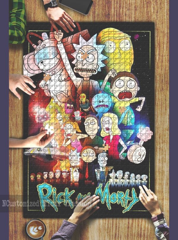 Rick And Morty 2 Jigsaw Puzzle Set