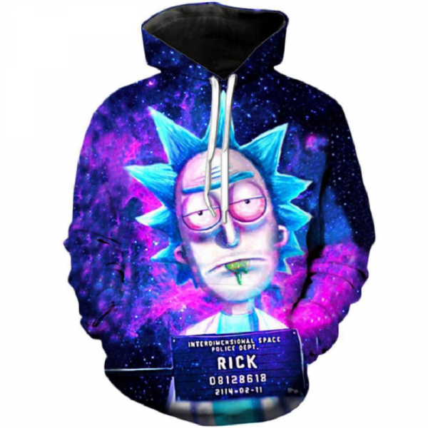 Rick And Morty 3D Printed Hoodie/Zipper Hoodie