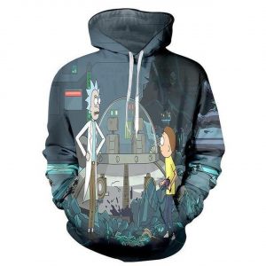 Rick And Morty 3D Printed Hoodie/Zipper Hoodie