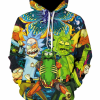 Rick And Morty 3D Printed Hoodie/Zipper Hoodie
