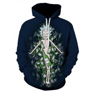 Rick And Morty 3D Printed Hoodie/Zipper Hoodie