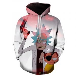 Rick And Morty 3D Printed Hoodie/Zipper Hoodie