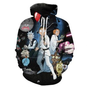 Rick And Morty 3D Printed Hoodie/Zipper Hoodie