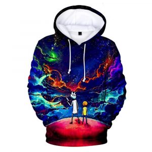 Rick And Morty 3D Printed Hoodie/Zipper Hoodie