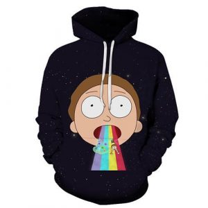 Rick And Morty 3D Printed Hoodie/Zipper Hoodie