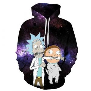 Rick And Morty 3D Printed Hoodie/Zipper Hoodie