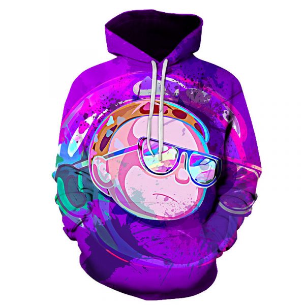 Rick And Morty 3D Printed Hoodie/Zipper Hoodie