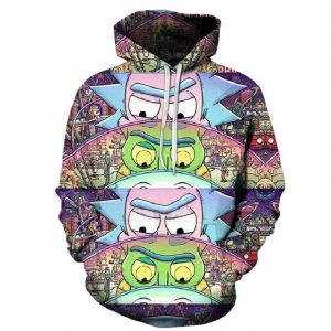 Rick And Morty 3D Printed Hoodie/Zipper Hoodie