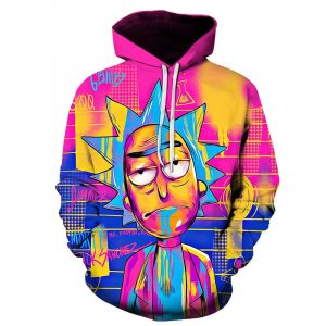 Rick And Morty 3D Printed Hoodie/Zipper Hoodie