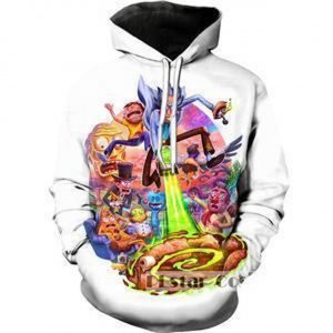 Rick And Morty 3D Printed Hoodie/Zipper Hoodie