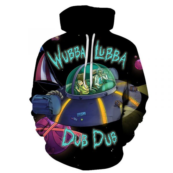 Rick And Morty 3D Printed Hoodie/Zipper Hoodie