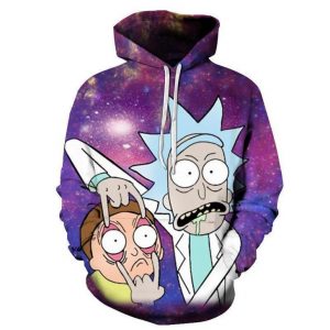 Rick And Morty 3D Printed Hoodie/Zipper Hoodie